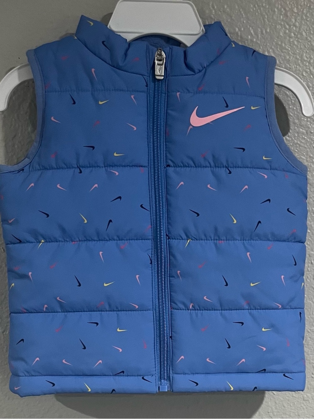 Nike Kids Blue Puffer Vest
